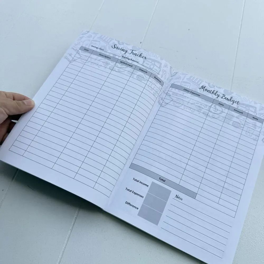 Unbranded budget planner